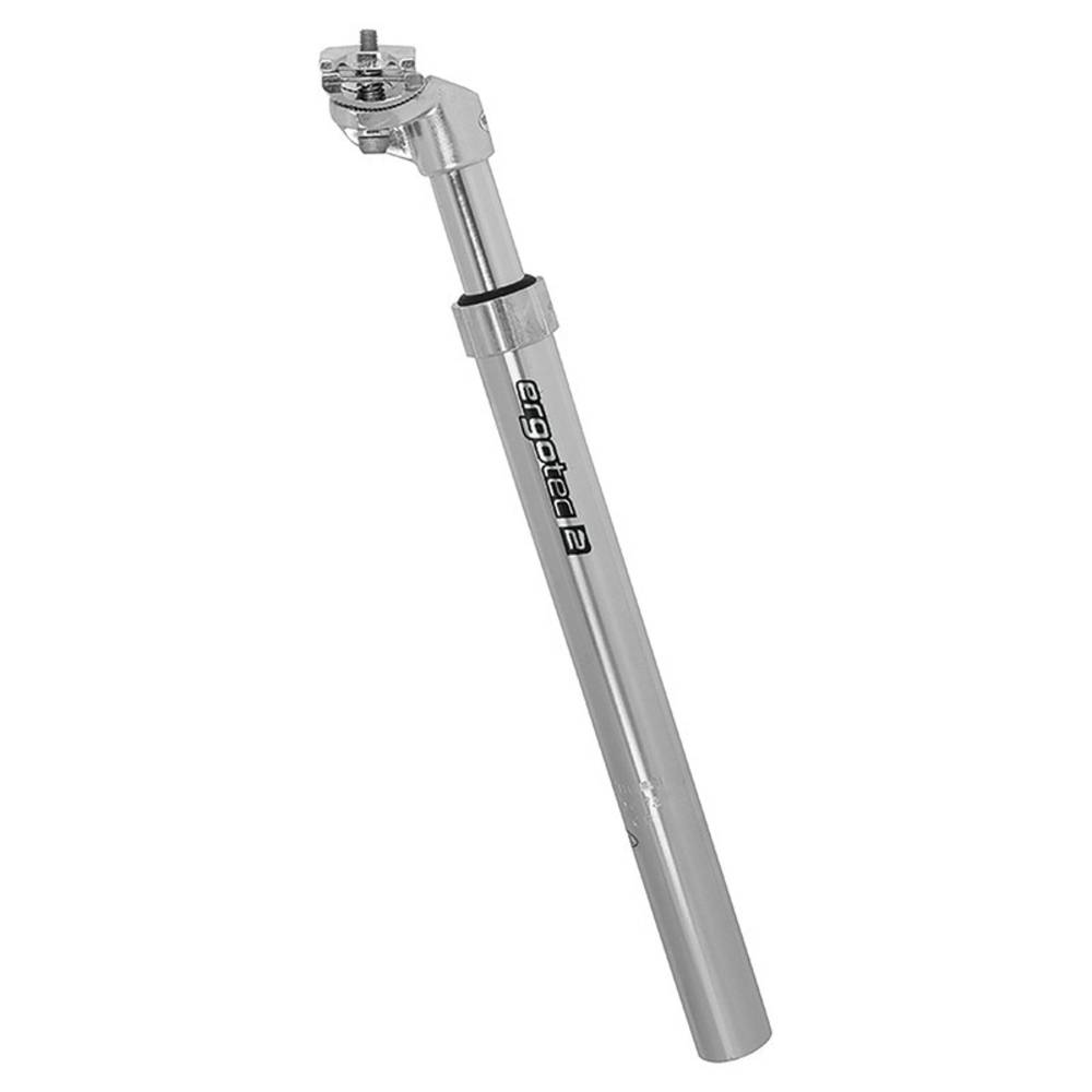ergotec Teleskop-Sattelstütze SP-4.1 Ø 27,2mm 350mm Alu verstellbar, silber