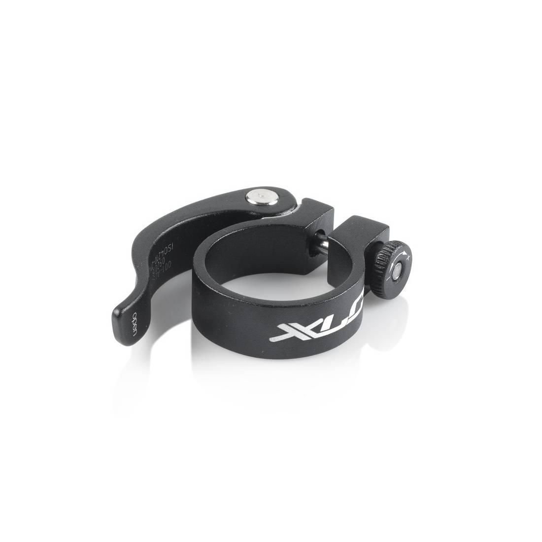 XLC Sattelstütz-Klemmring PC-L06 Ø 31,8mm schwarz mit Schnellspanner, schwarz (1 Stück)