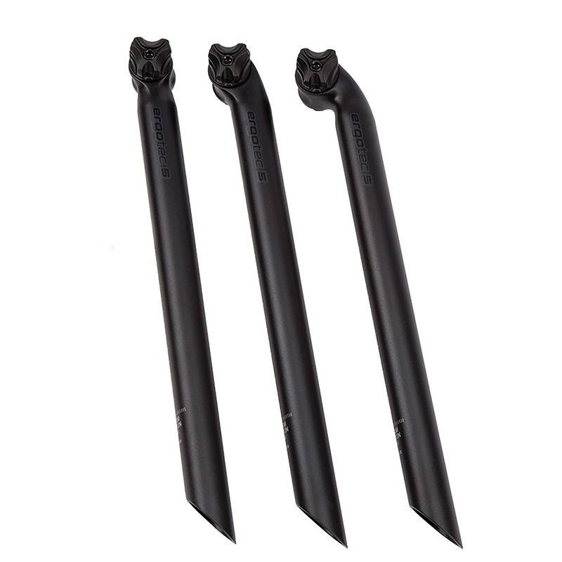 ergotec Patentsattelstütze Viper 10° Ø 31,6 mm 400mm schwarz Alu, schwarz