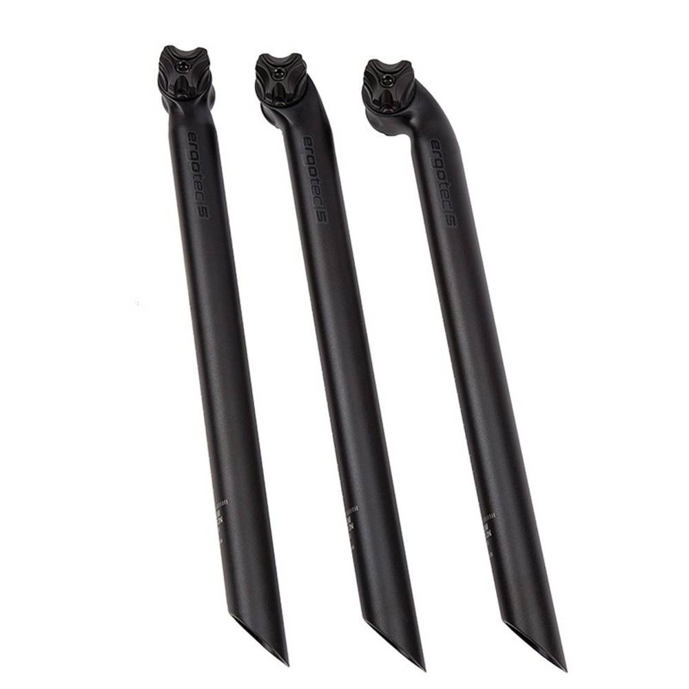 ergotec Patentsattelstütze Viper 0° Ø 31,6 mm 400mm schwarz Alu, schwarz