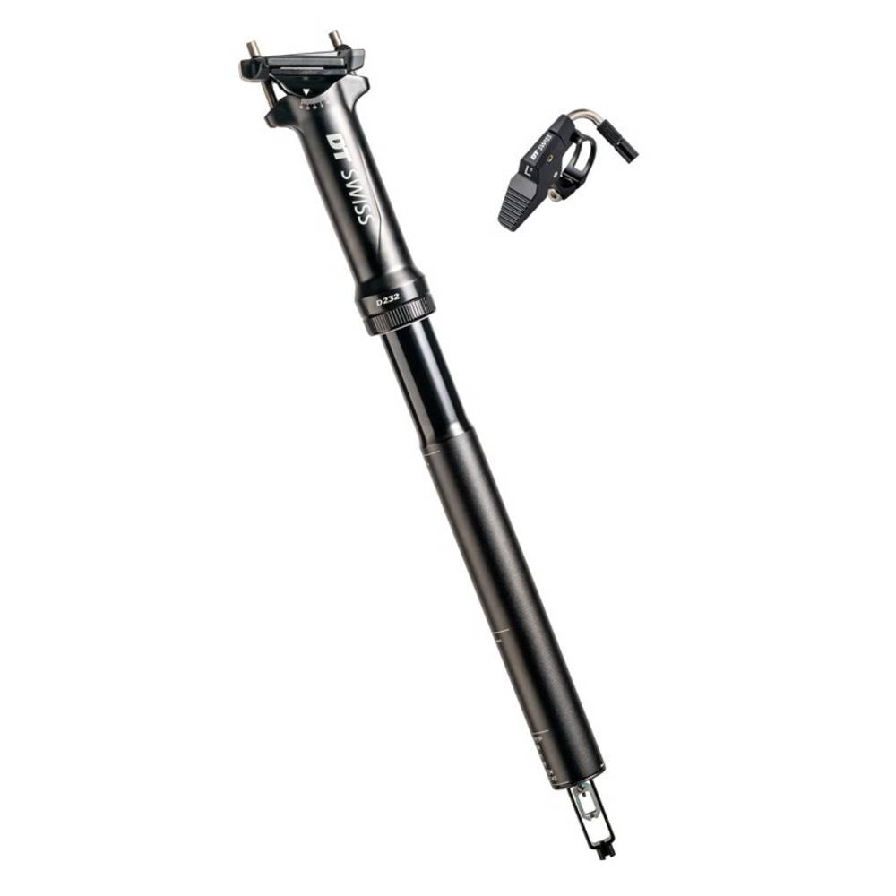 DT Swiss Teleskopsattelstütze D232 Aluminium, schwarz, Ø 30,9mm, 400mm, schwarz
