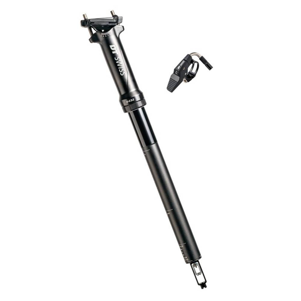 DT Swiss Teleskopsattelstütze D232 Aluminium, schwarz, Ø 27,2mm, 400mm, schwarz