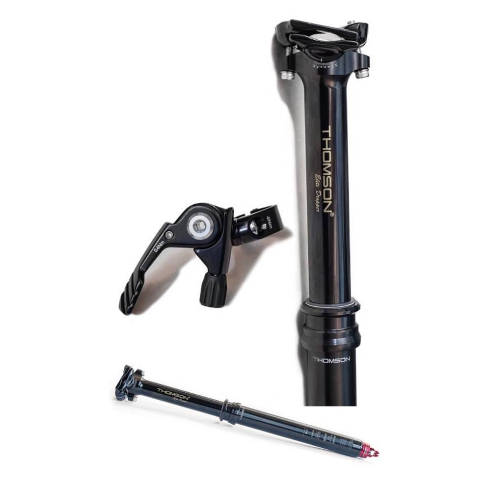 THOMSON Dropperpost Covert Black Dropper Ø 31,6mm, Hub 100mm, schwarz