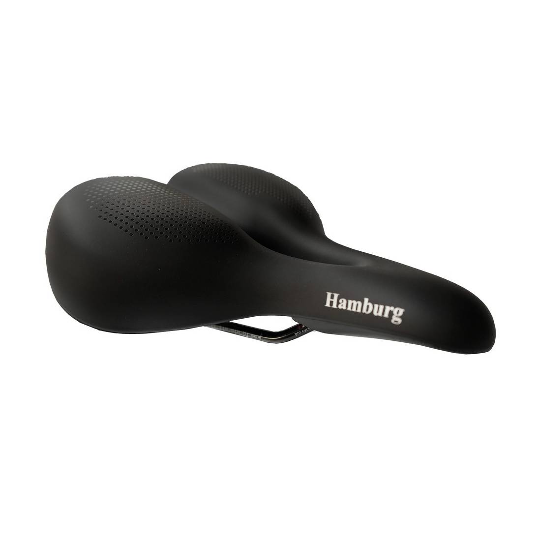 P&P Bequemsattel Hamburg 040 schwarz, Uni, 268x255mm, 669g, schwarz