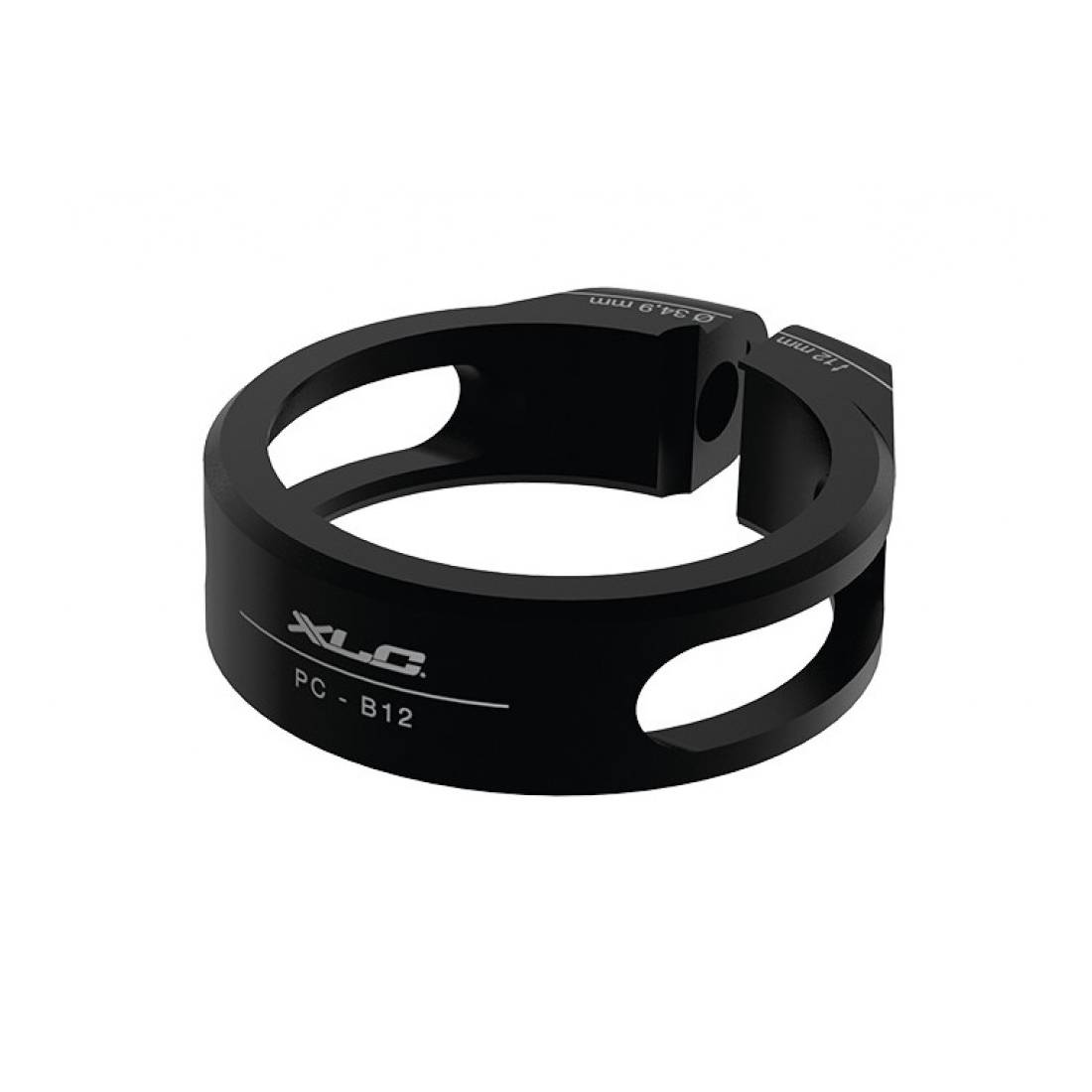 XLC Sattelstützklemmring PC-B12 Ø34,9mm, 12mm, schwarz, schwarz