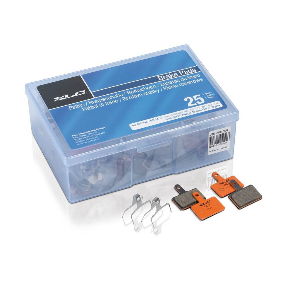 XLC Scheibenbremsbeläge Tektro BP-O07 Werkstattbox (25 Paar)