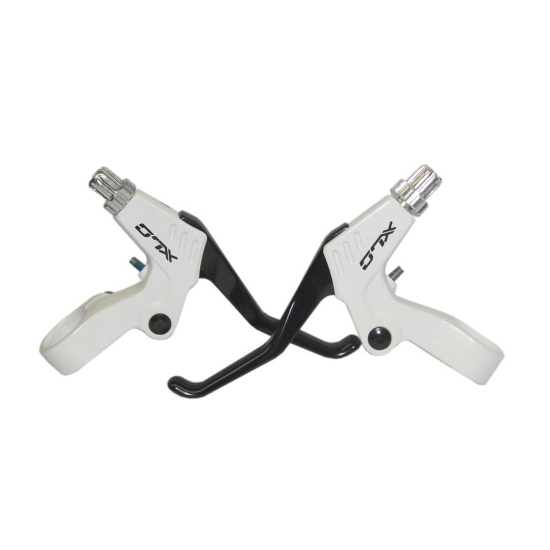 XLC Bremshebel BL-V01 Alu, für Rapidfire, weiß/schwarz (1 Paar)