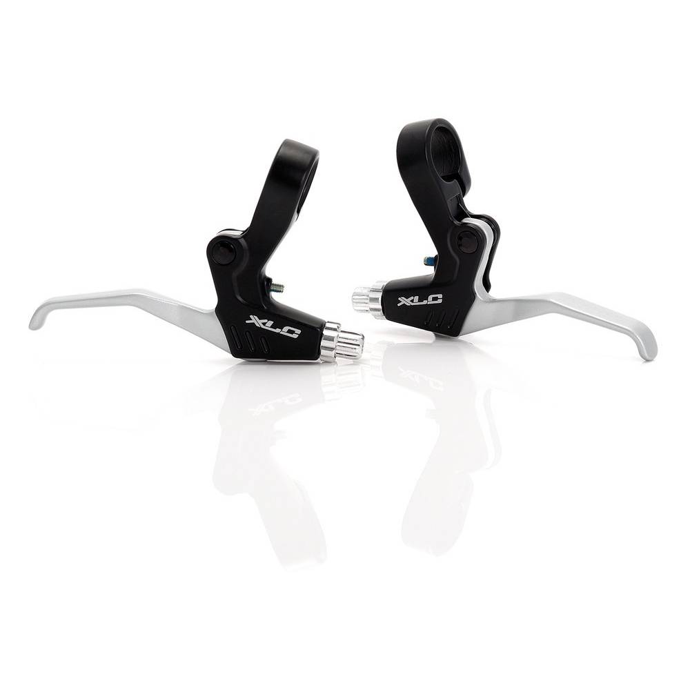XLC Bremshebelset BL-V01 Alu, für Rapidfire, schwarz/silber, 2-teilig (1 Set)