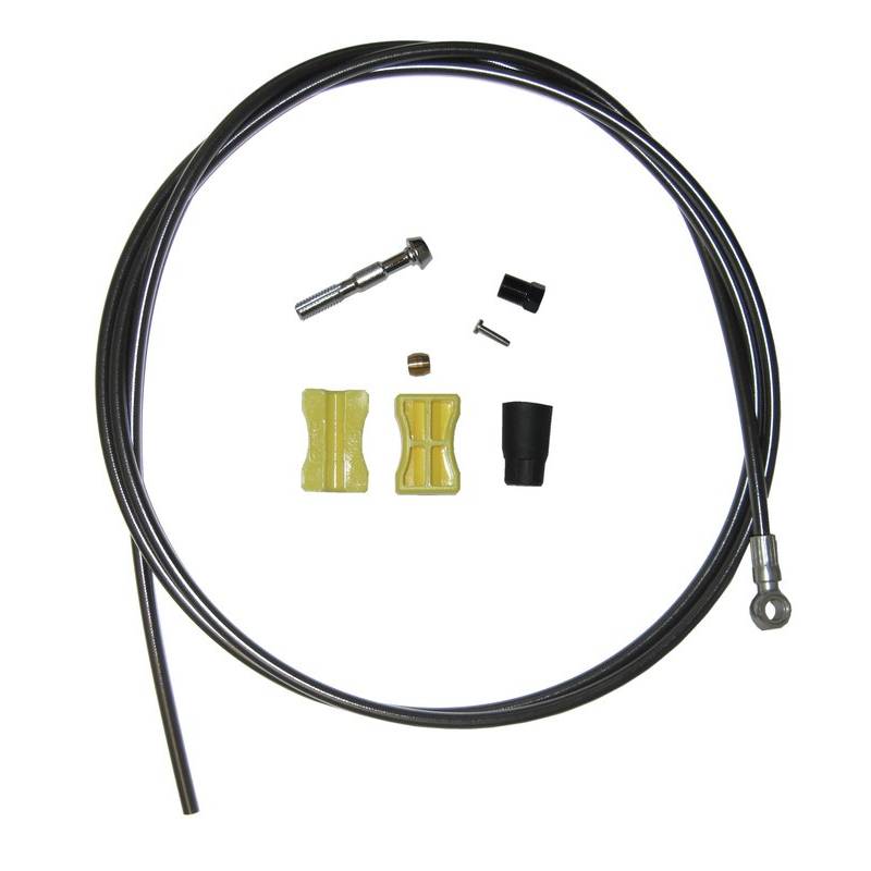 SHIMANO ISMBH90SBL170 Scheibenbremsleitung "SM-BH90-SB", 1700 mm, kürzbar, für BR-M785, mit TL-BH61, schwarz