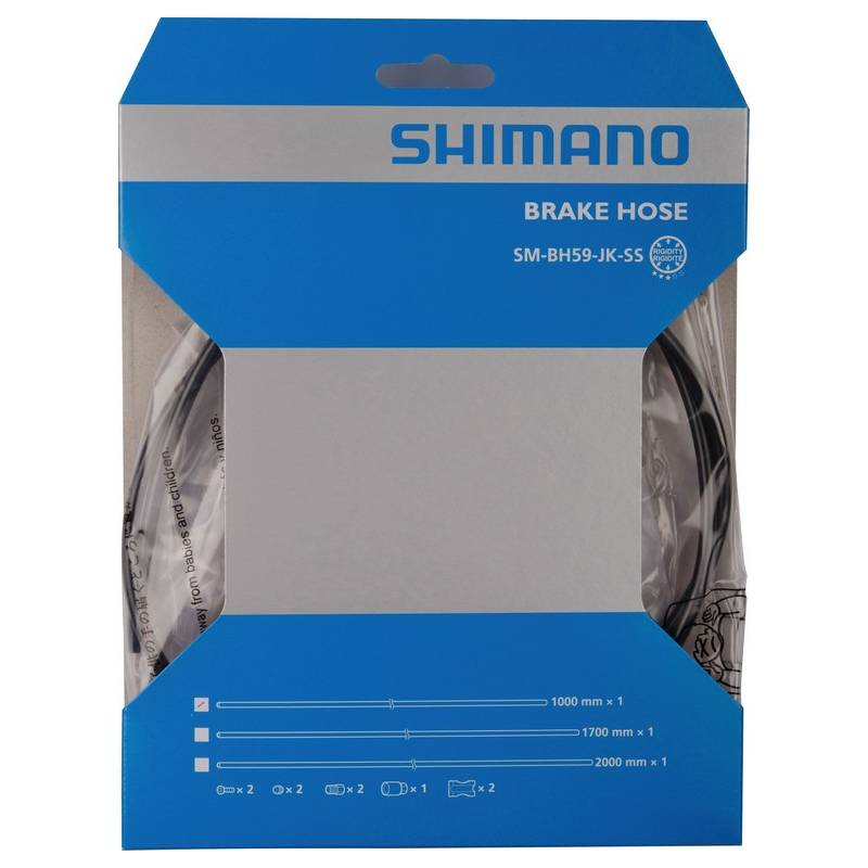 SHIMANO SM-BH59 Scheibenbremsleitung für MTB, 1000 mm, kürzbar, für BR-M, schwarz