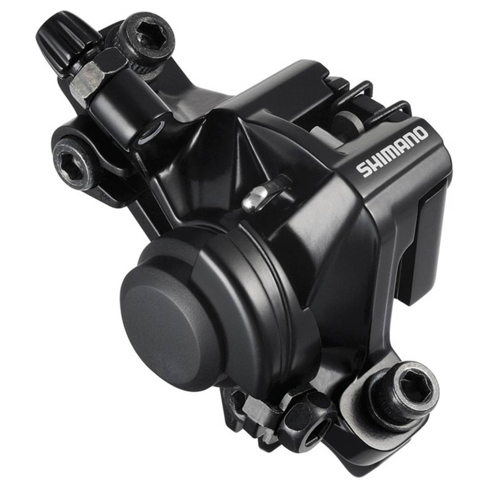 SHIMANO BR-M375 Altus Scheibenbremssattel, Vorder- oder Hinterrad, mechanisch, ohne Scheibe, schwarz