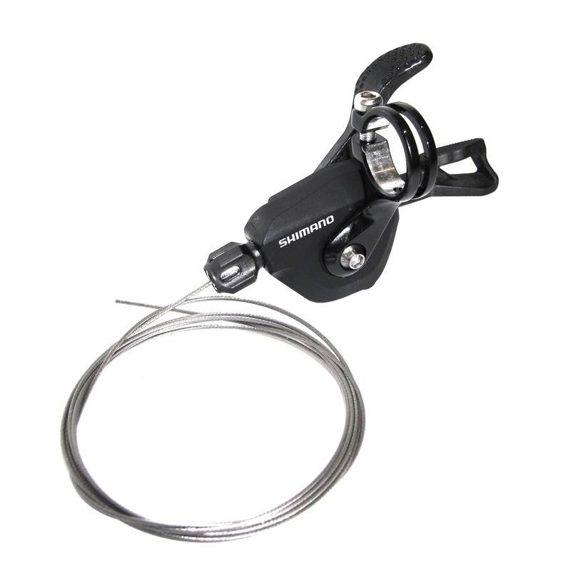 SHIMANO ISLRS700LBL Schalthebel "SL-RS700", für Flatbar, 2-fach, links, Zug 1800 mm, schwarz