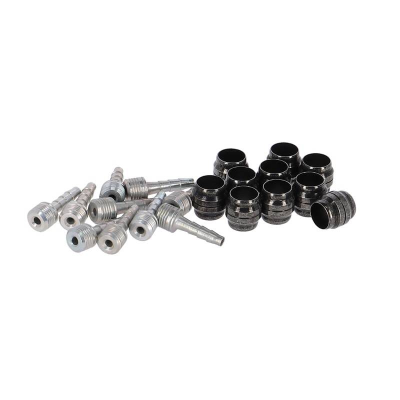 Campagnolo Klemmring und Einsatz EC-DB011 (10 Kit), silber/schwarz (1 Set)