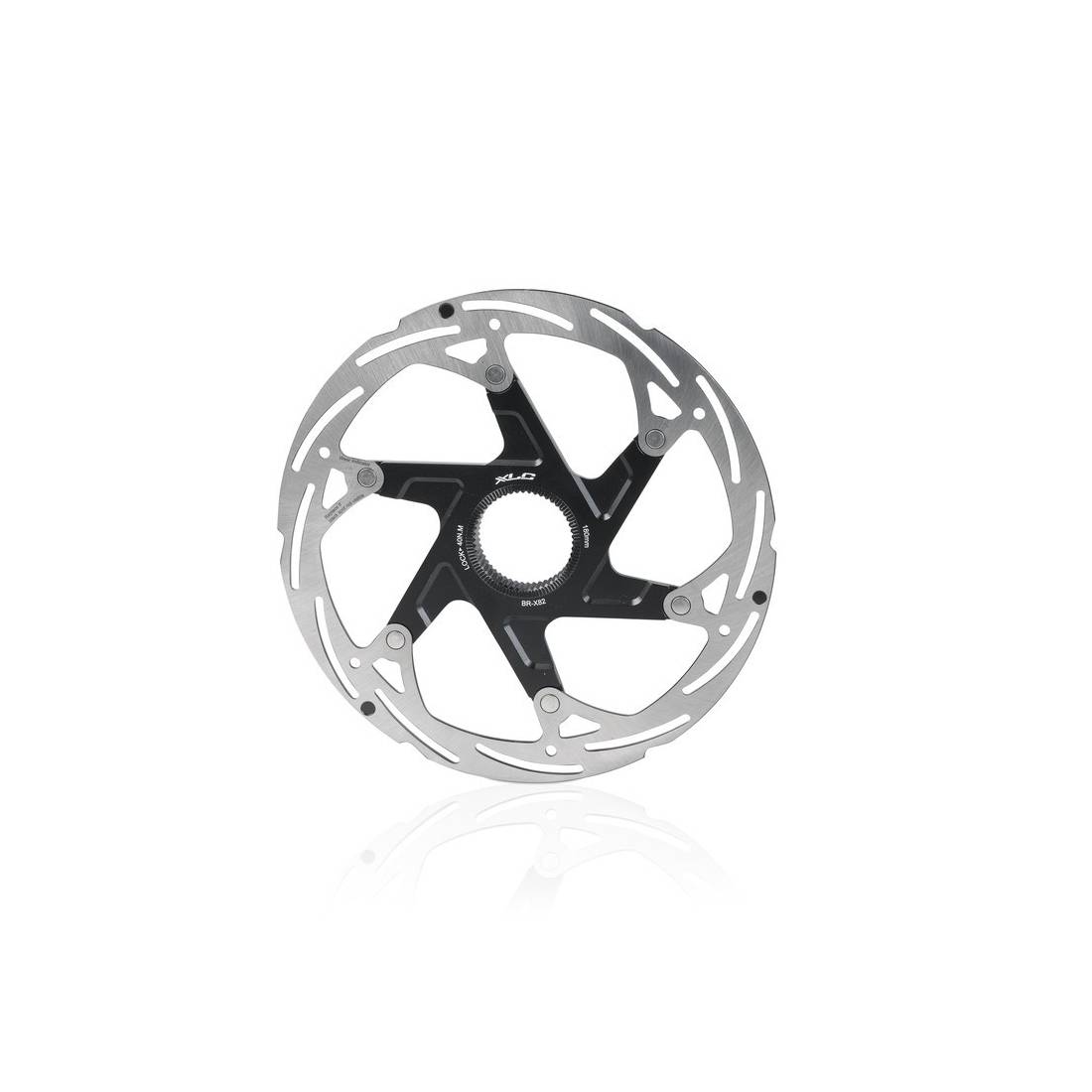 XLC Bremsscheibe BR-X82, Ø 180/1,8 mm, CenterLock, silber