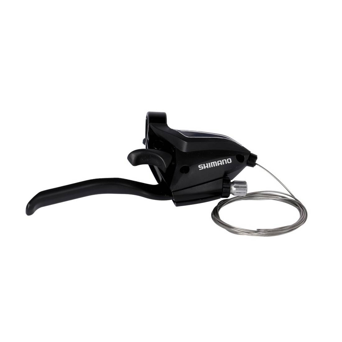 SHIMANO S+B-Hebel STEF500 4-Finger 8-fach rechts, V-Brake, 2050 mm, schwarz (1 Stück)