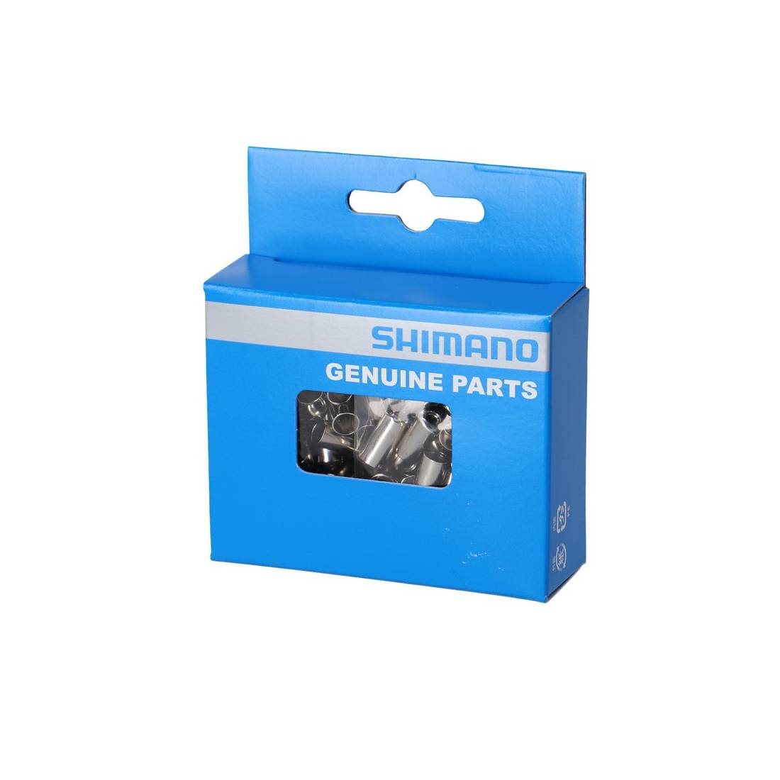 SHIMANO Endkappe für Bremsaußenhülle Ø 6mm, innen Ø 5,1 mm 1 Karton a 100 St., silber