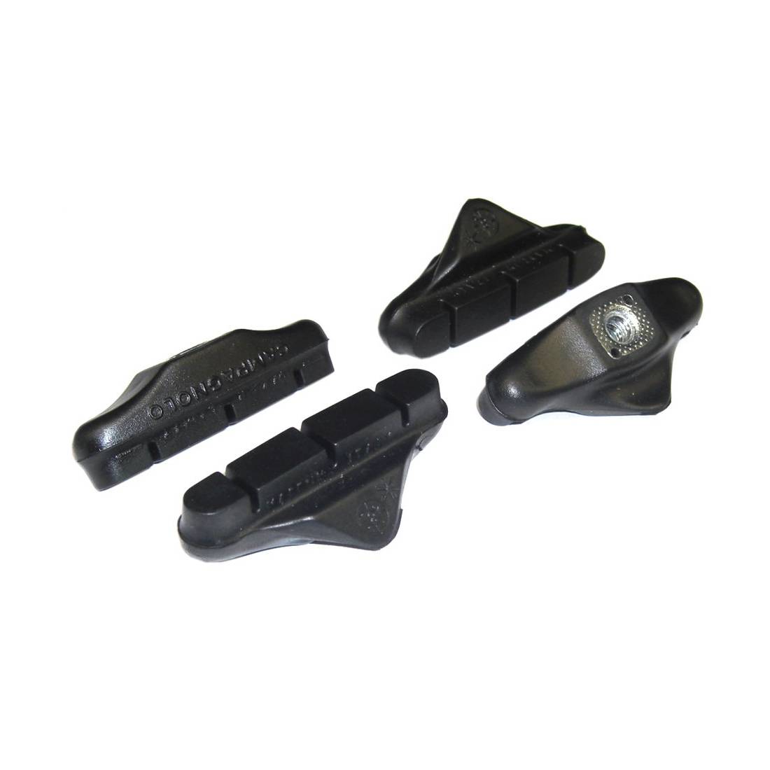 Campagnolo Bremsgummi-Set für carbon Laufräder BR-BO500, schwarz (4er Pack)