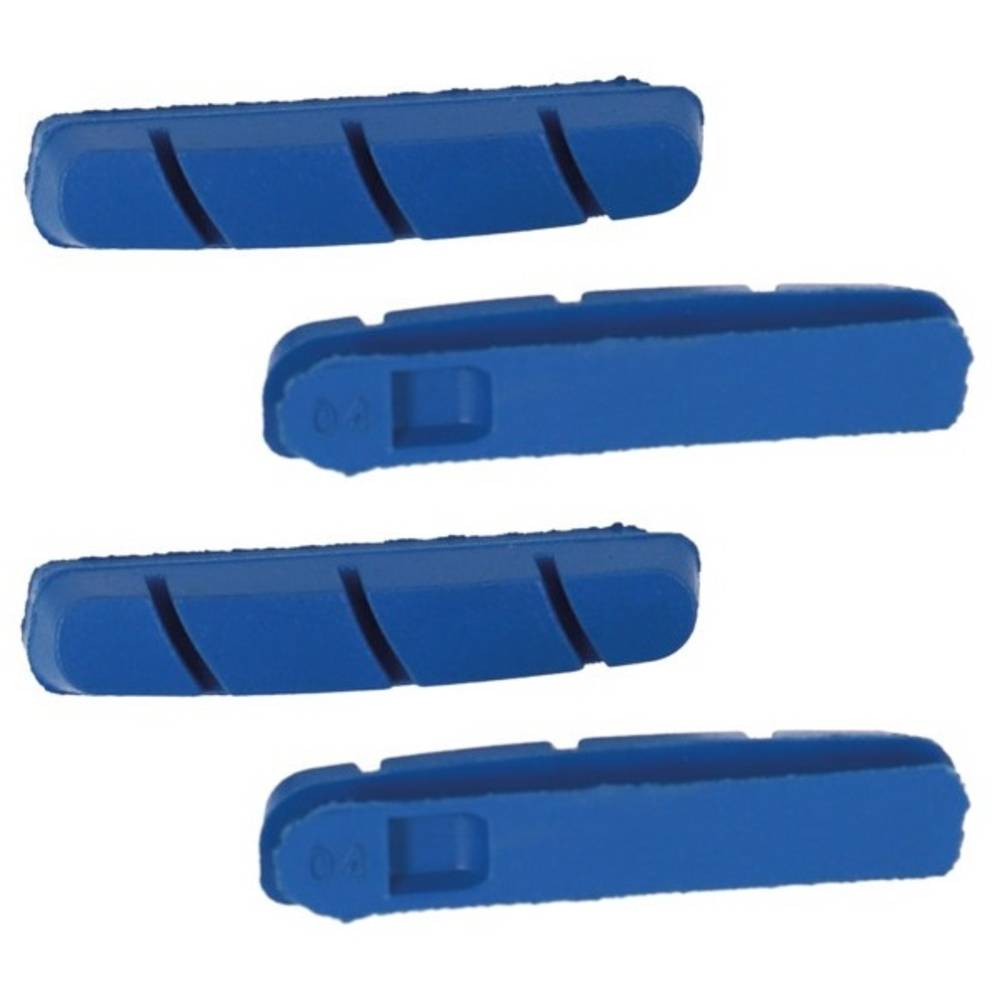 XLC Ersatzbremsgummi, 55mm, Carbonfelgen, Campa, blue, blau (4er Pack)
