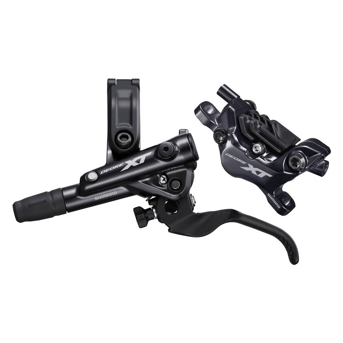 SHIMANO Scheibenbremse Deore XT M8120 HR, rechts, mit BLM8100, 1700 mm, schwarz