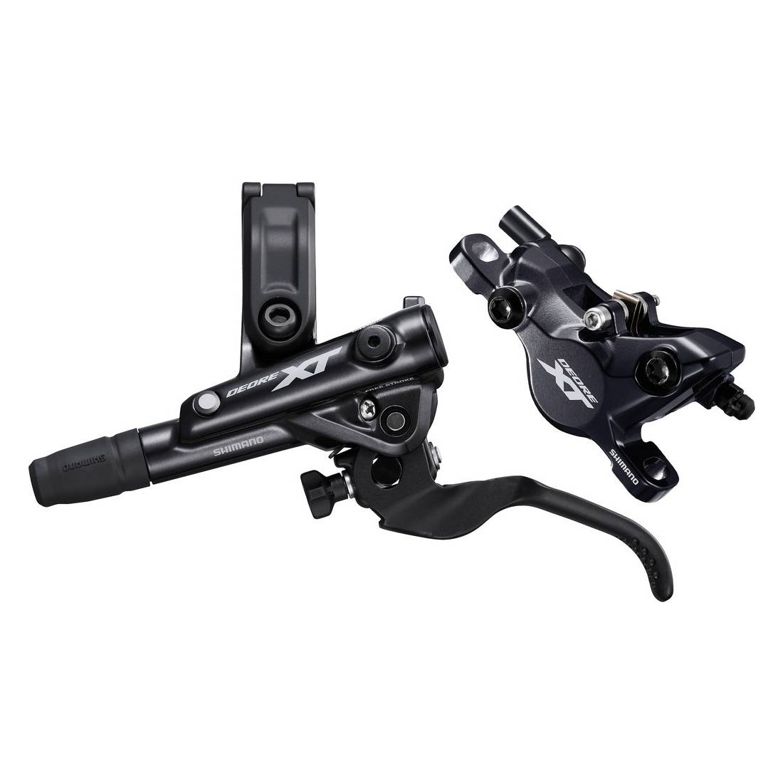 SHIMANO Scheibenbremse Deore XT M8100 VR, links, mit BLM8100, 1000 mm, schwarz