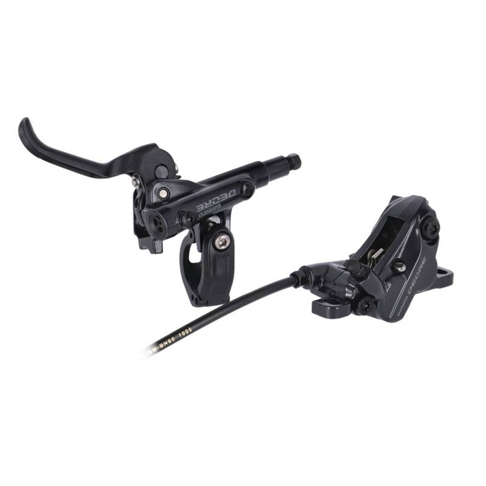 SHIMANO Scheibenbremse DEORE BR-M6120 HR, schwarz, rechts, 1700mm, BL-M6100, schwarz