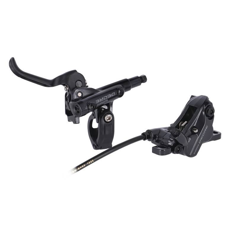 SHIMANO Scheibenbremse DEORE BR-M6120 VR, schwarz, links, 1000mm, BL-M6100, schwarz