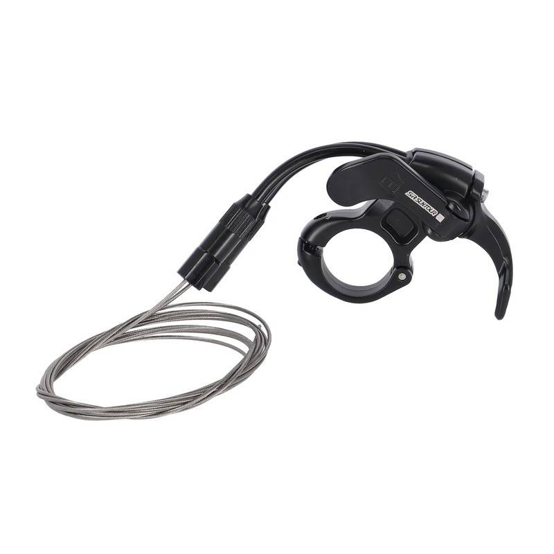 SR Suntour Lenkerschalter Dual-RL 2in1 für Gabel und Dämpfer, schwarz
