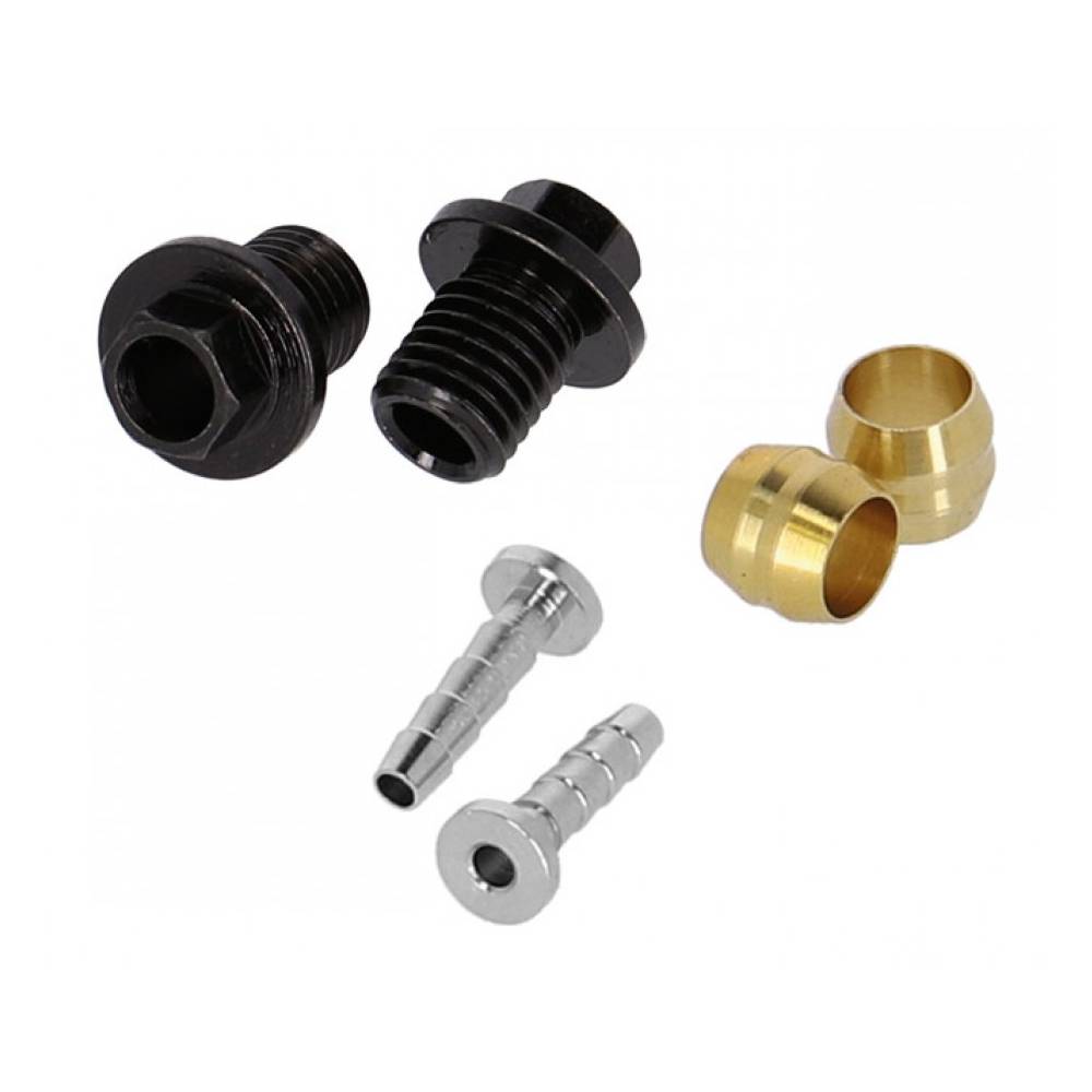 XLC Anschlusskit für Scheibenbremsleitung Shimano BH-90, mehrfarbig (1 Set)