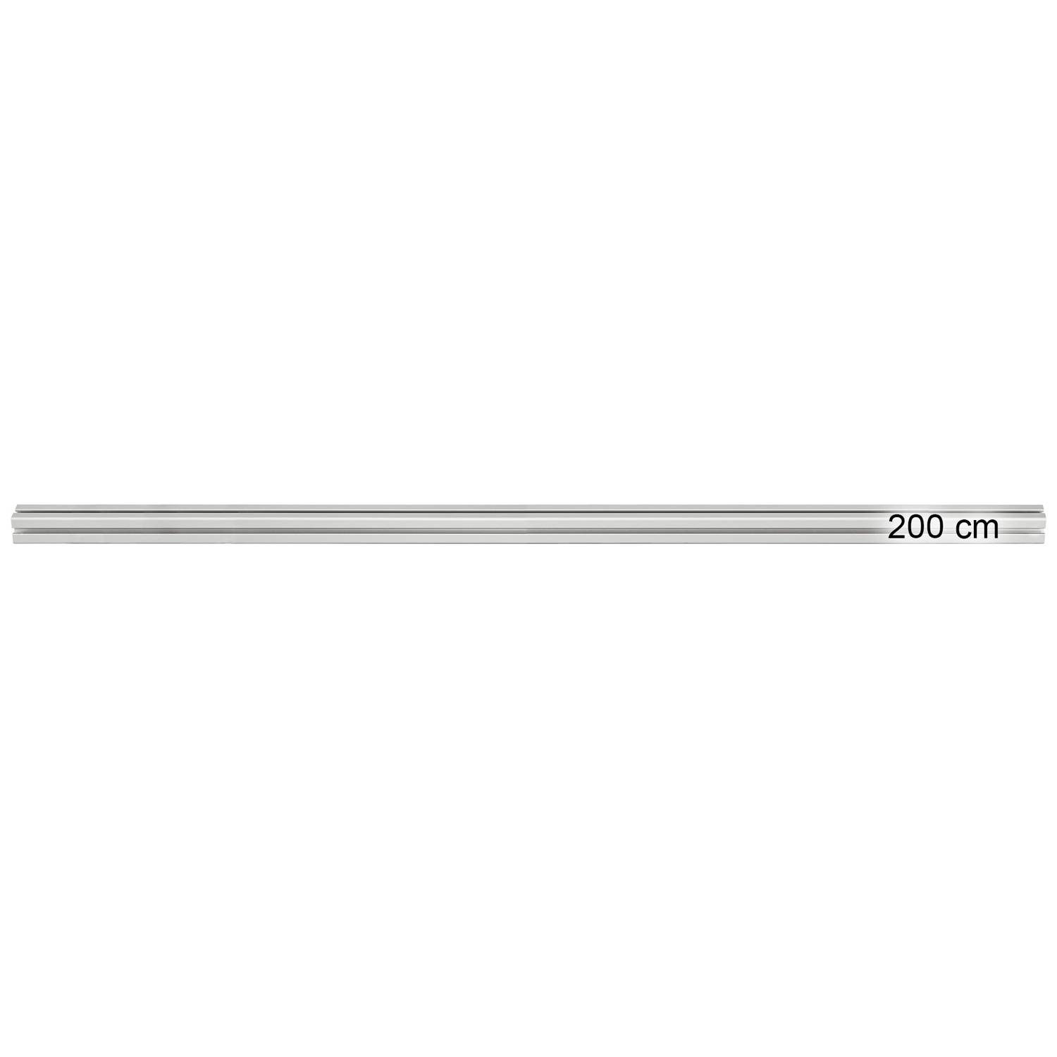 SCHMIDT systemprofile Aluprofil 40x40 mm Nut 8 Typ I 2000 mm - Aluminiumprofil eloxiert, Strebenprofil 4040, Konstruktionsprofil für Maschinenbau