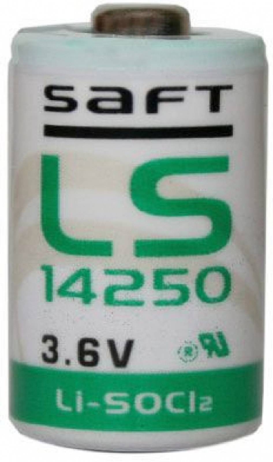 10x Lithium Batterie Saft LS14250 1/2AA 3,6Volt, 3,6V, Lithium-Thionylchlorid