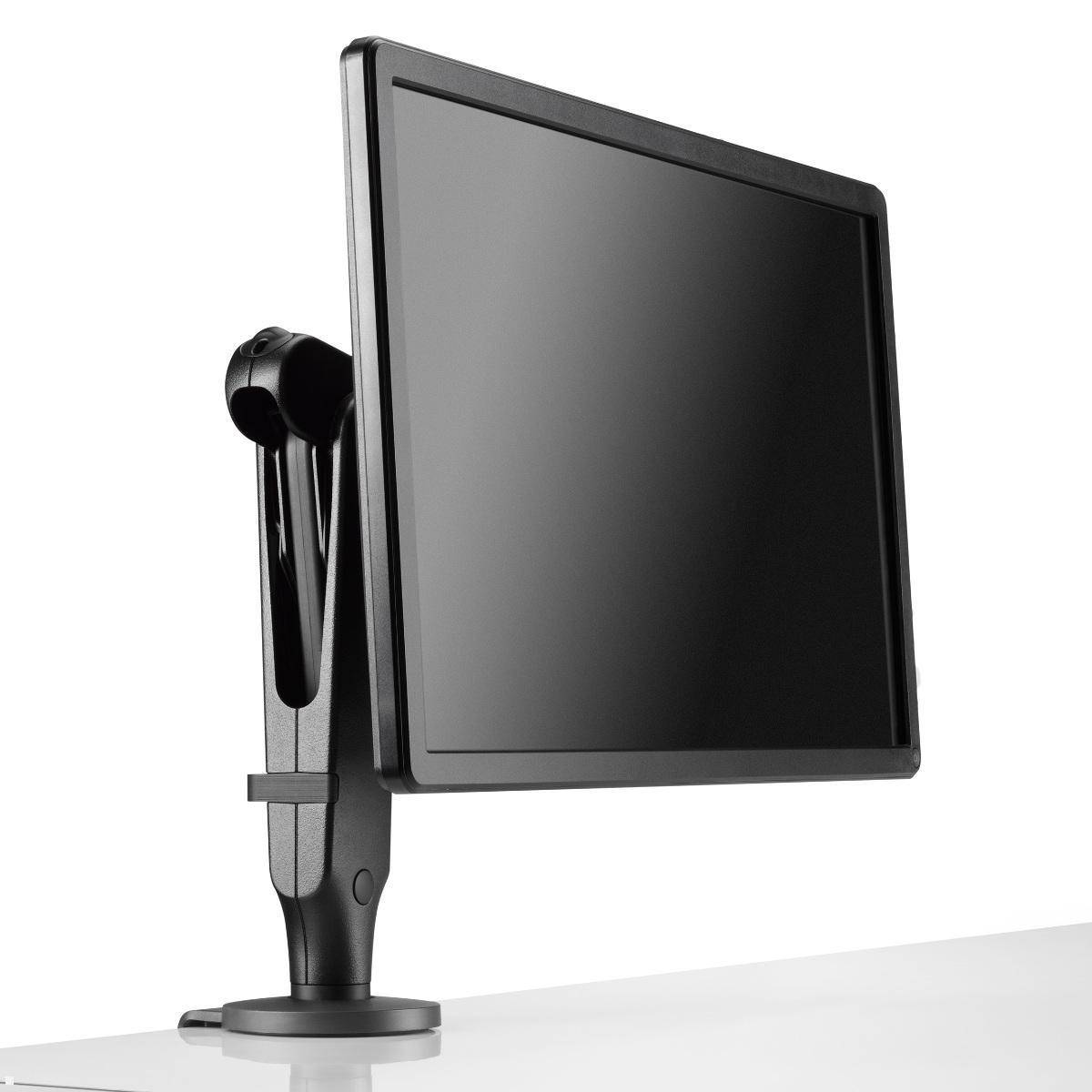 CBS Ollin Monitor Tischhalterung mit Tischklemme, schwarz