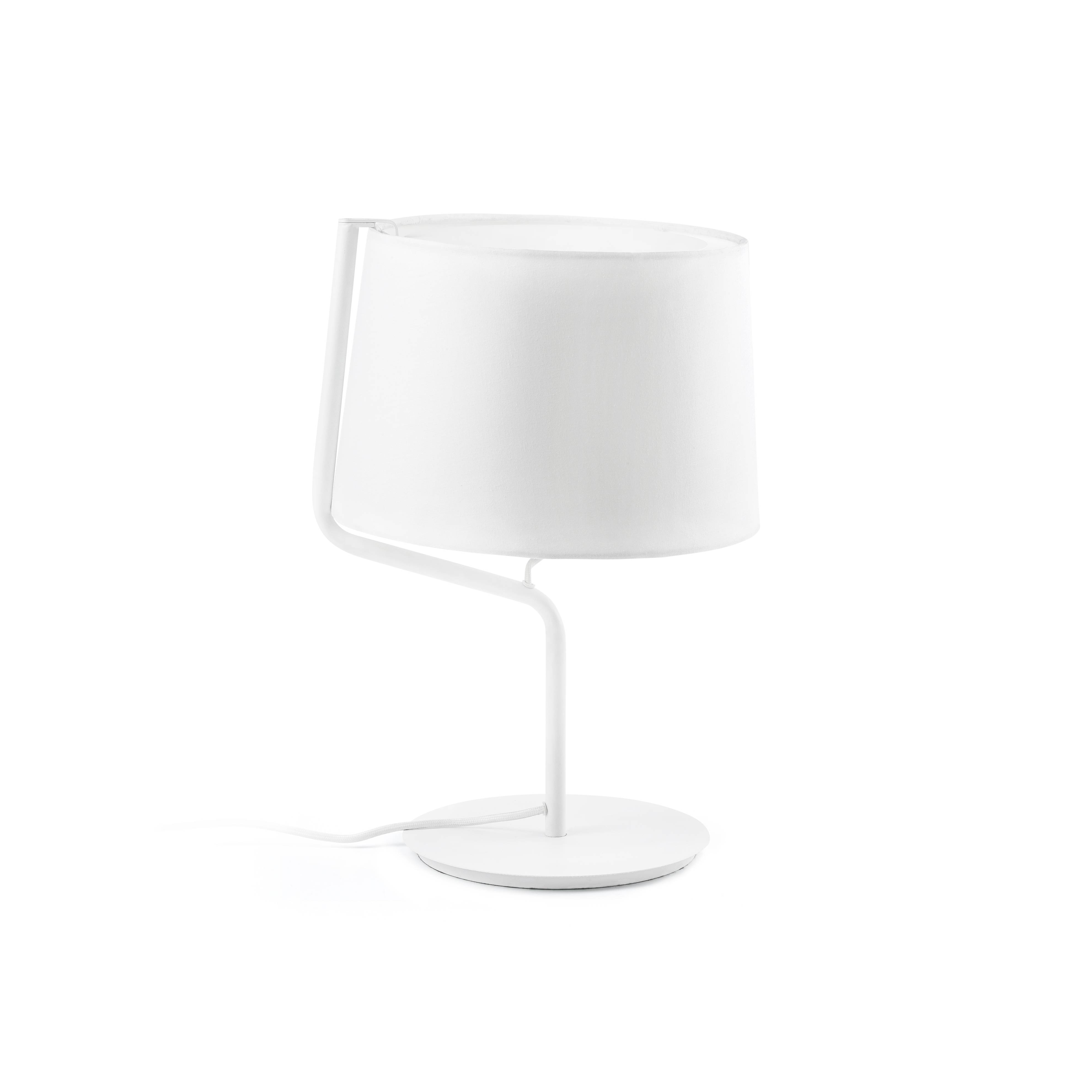 Tischlampe Berni Weiß