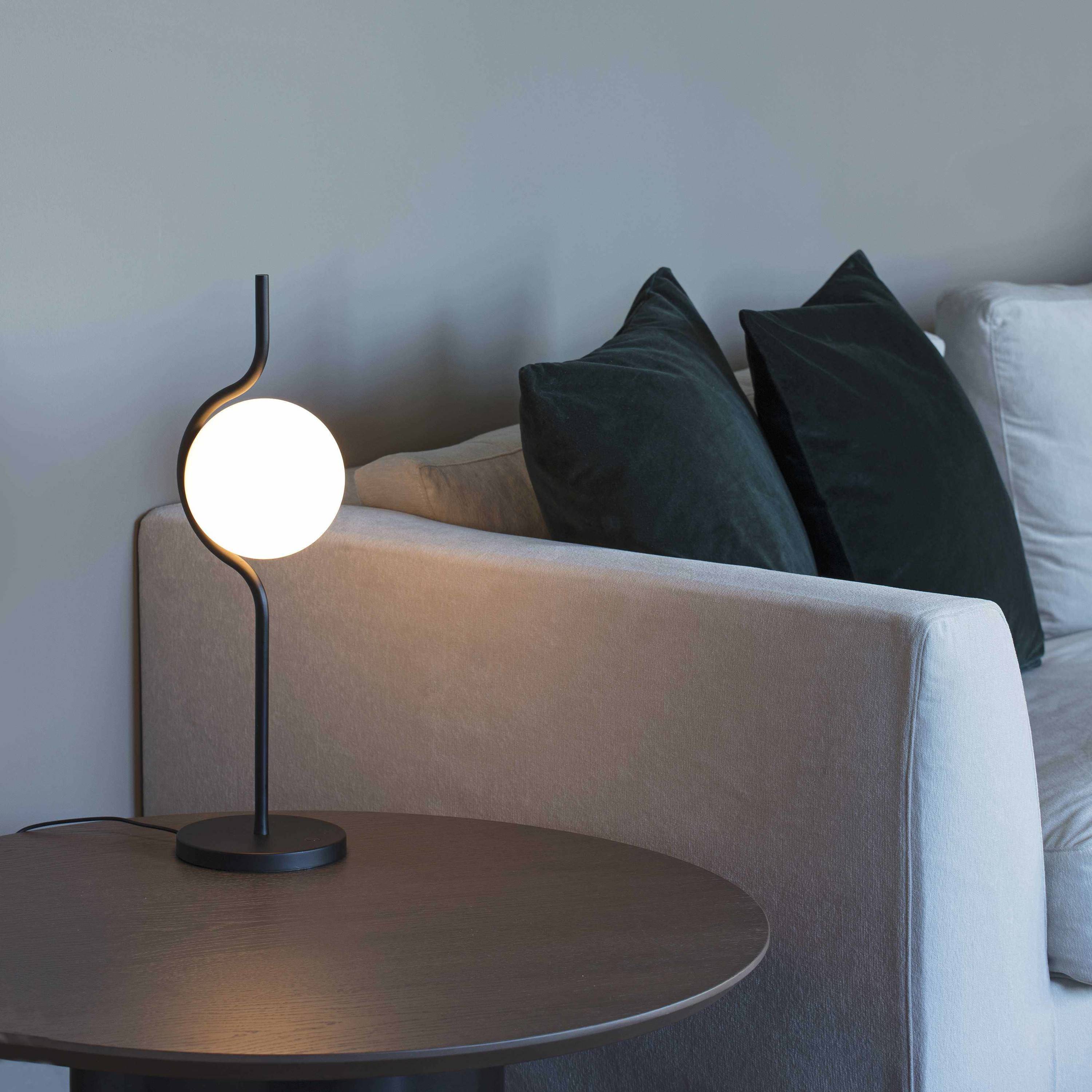 LED Tischlampe Levita Schwarz