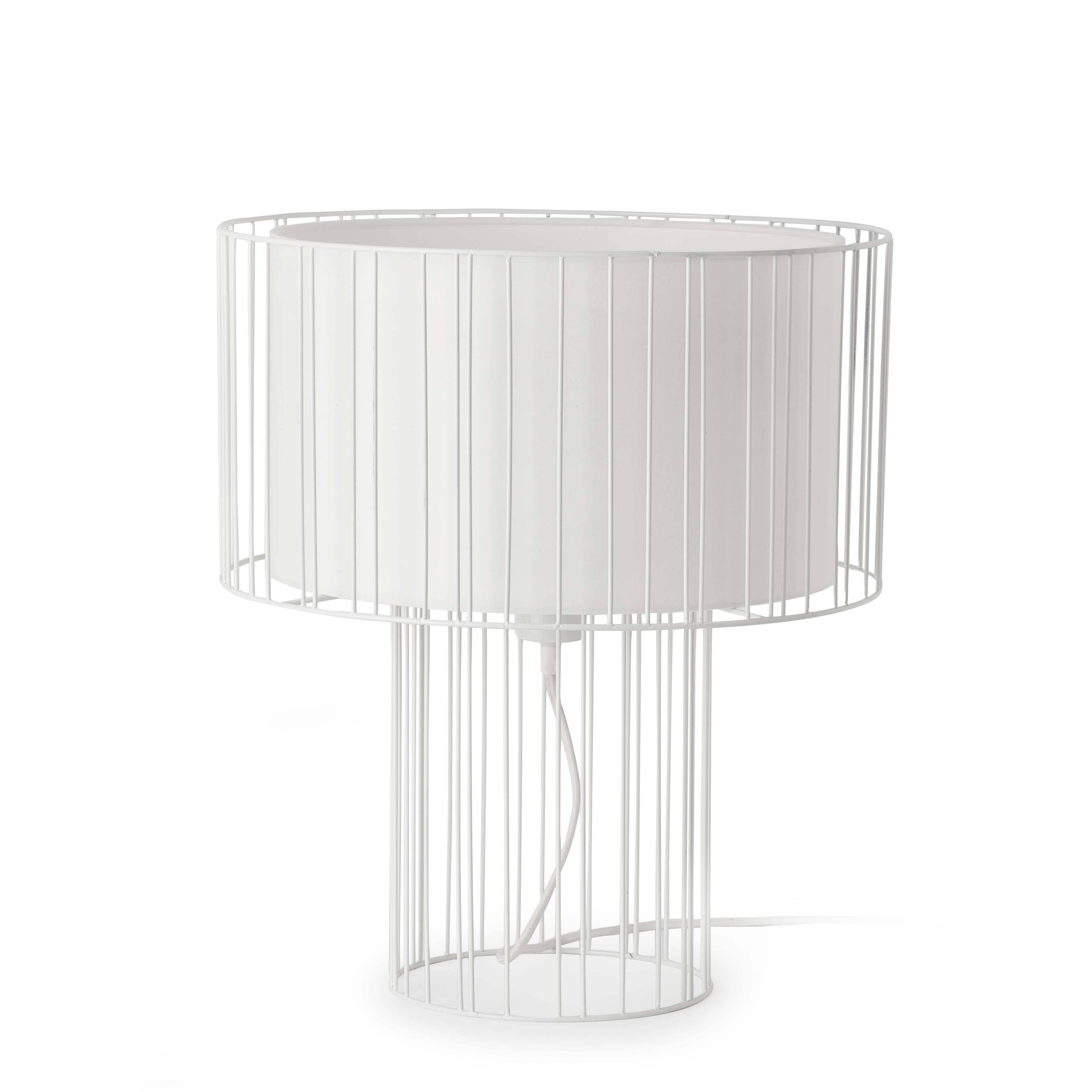 Tischlampe Linda Weiß