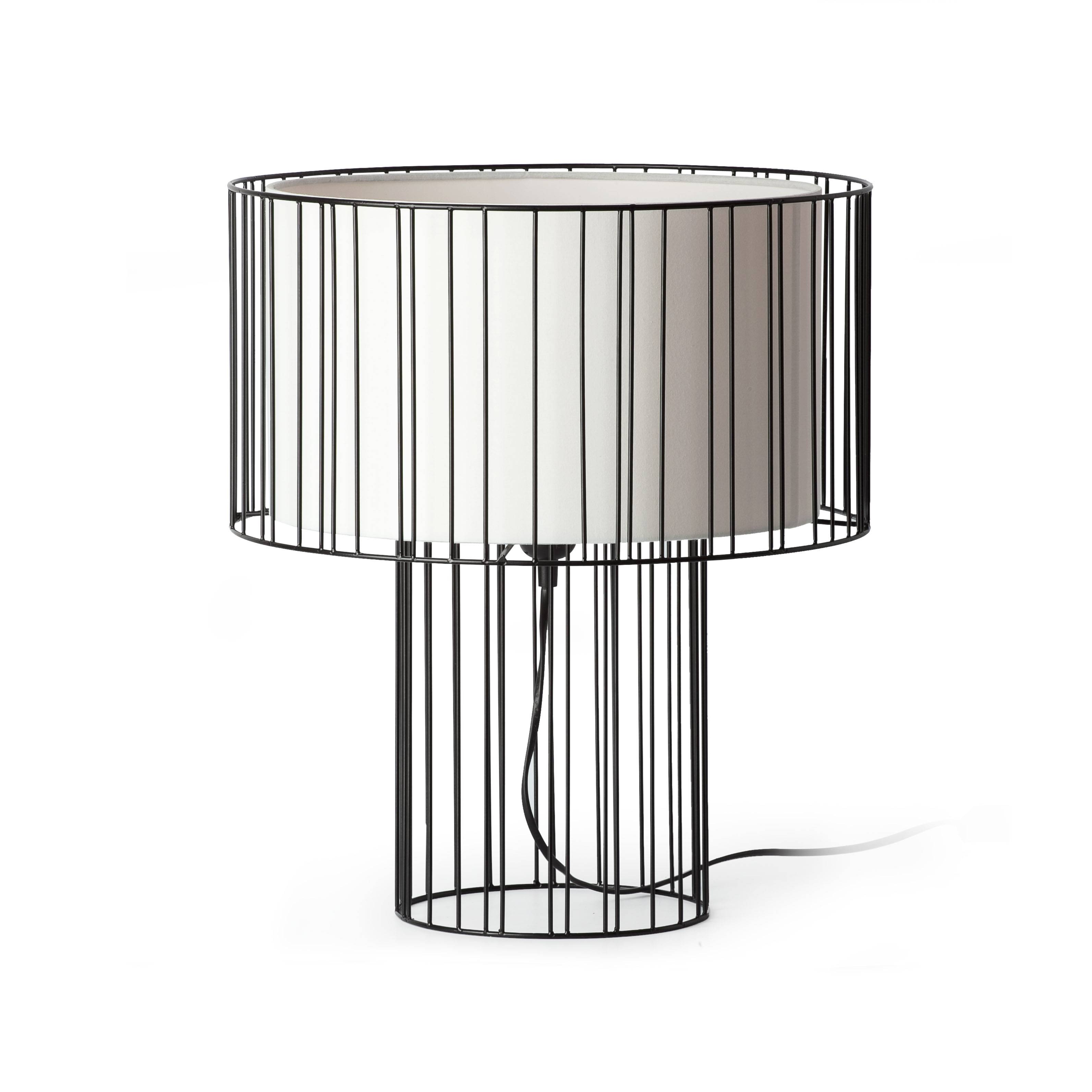 Tischlampe Linda Schwarz