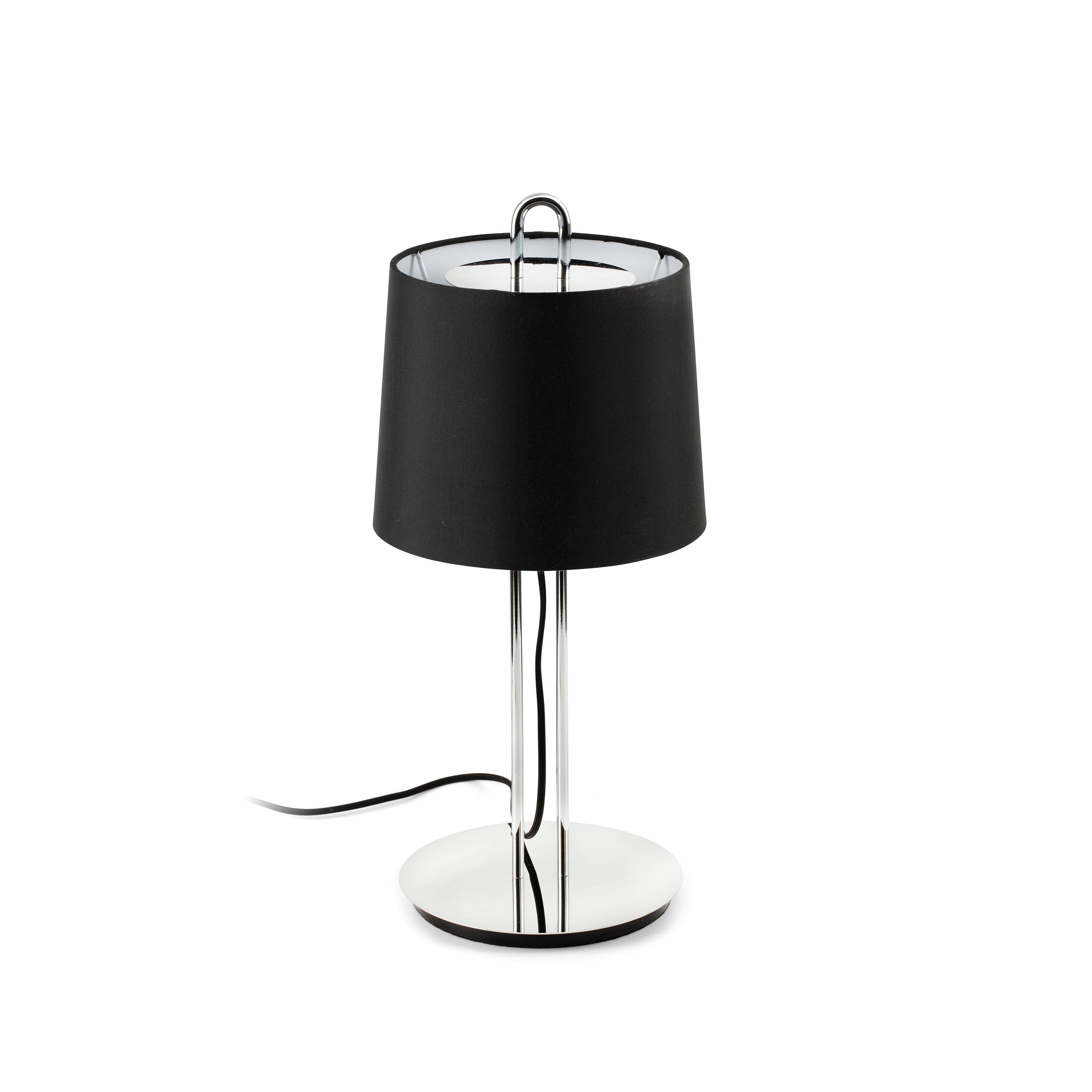 Tischlampe Montreal Chrom / schwarz