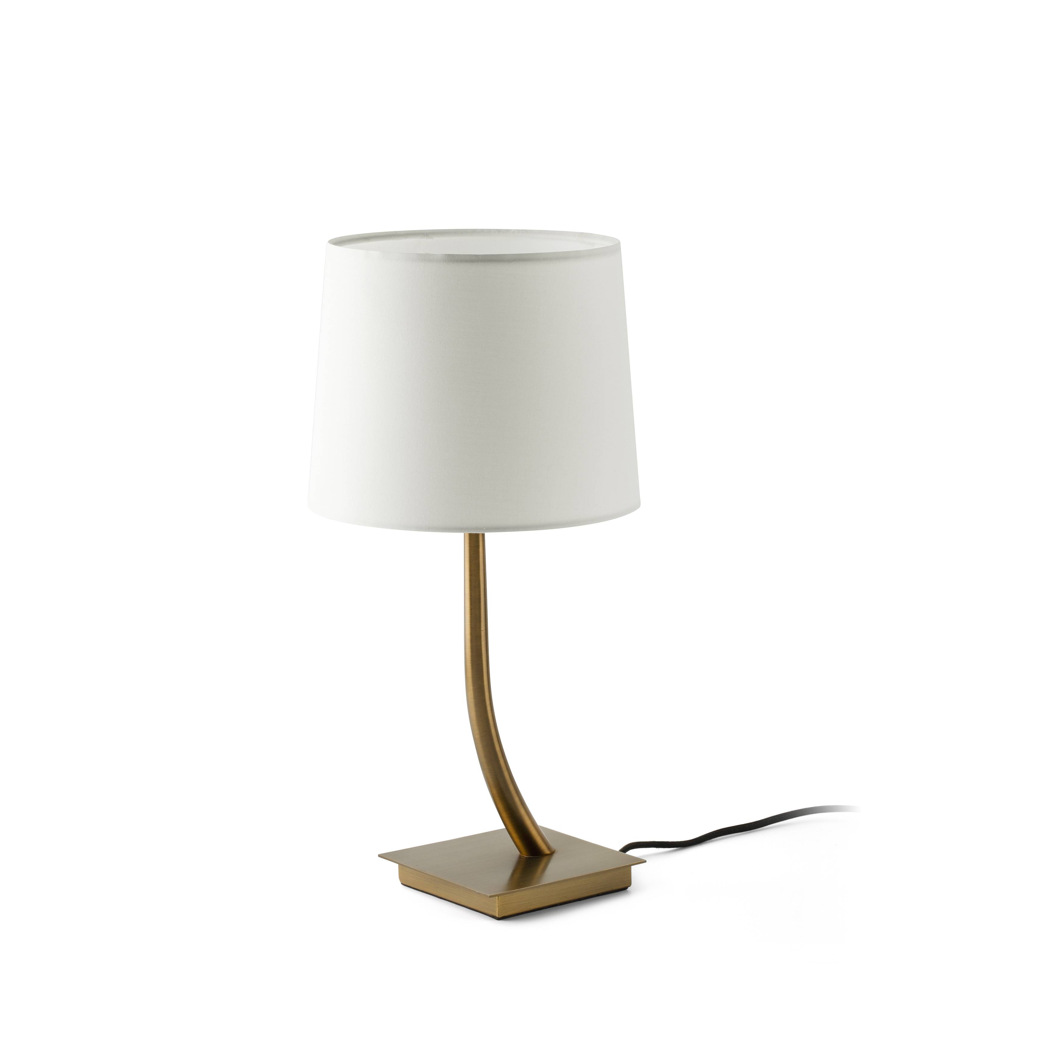 Tischlampe Rem Bronze / weiß
