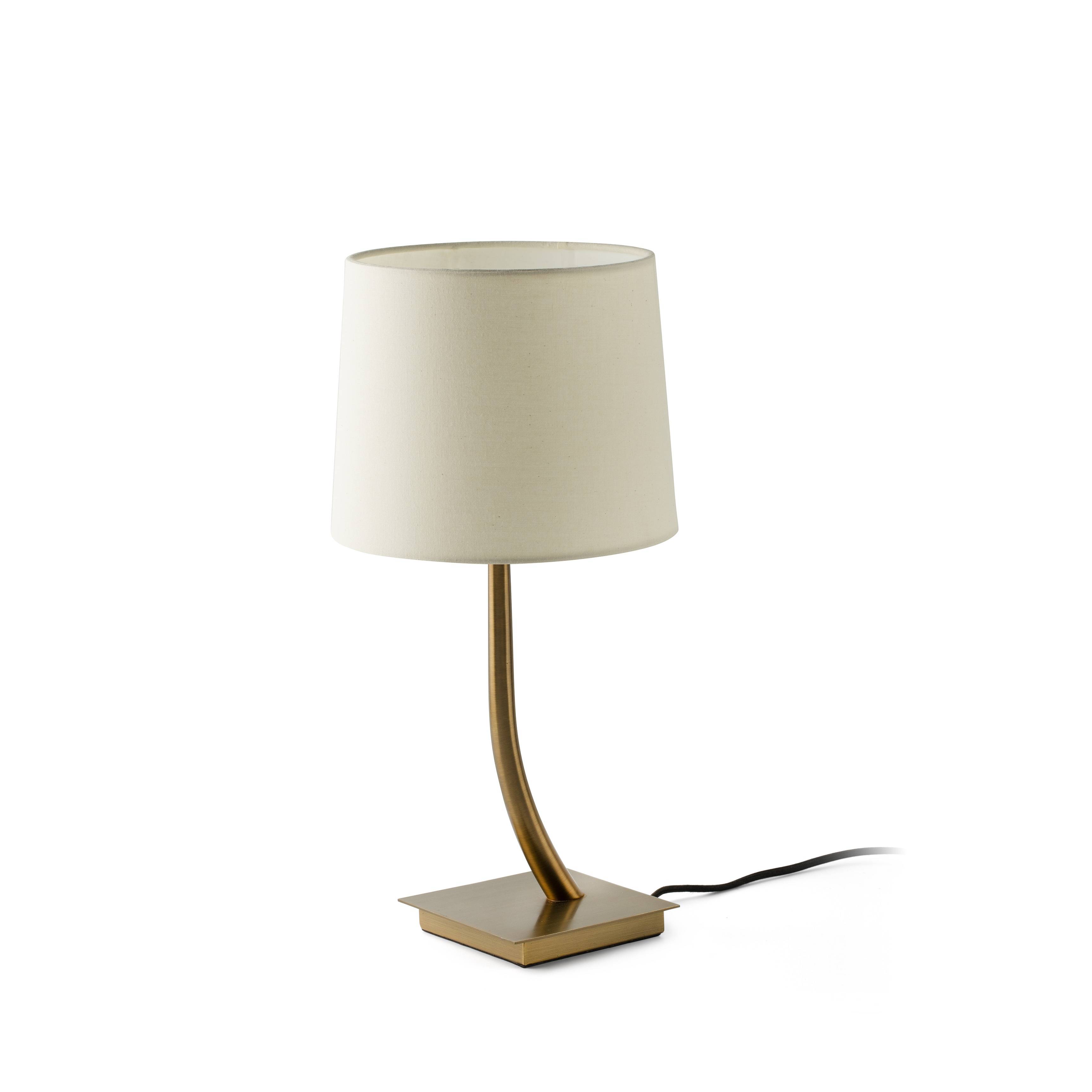 Tischlampe Rem Bronze / beige