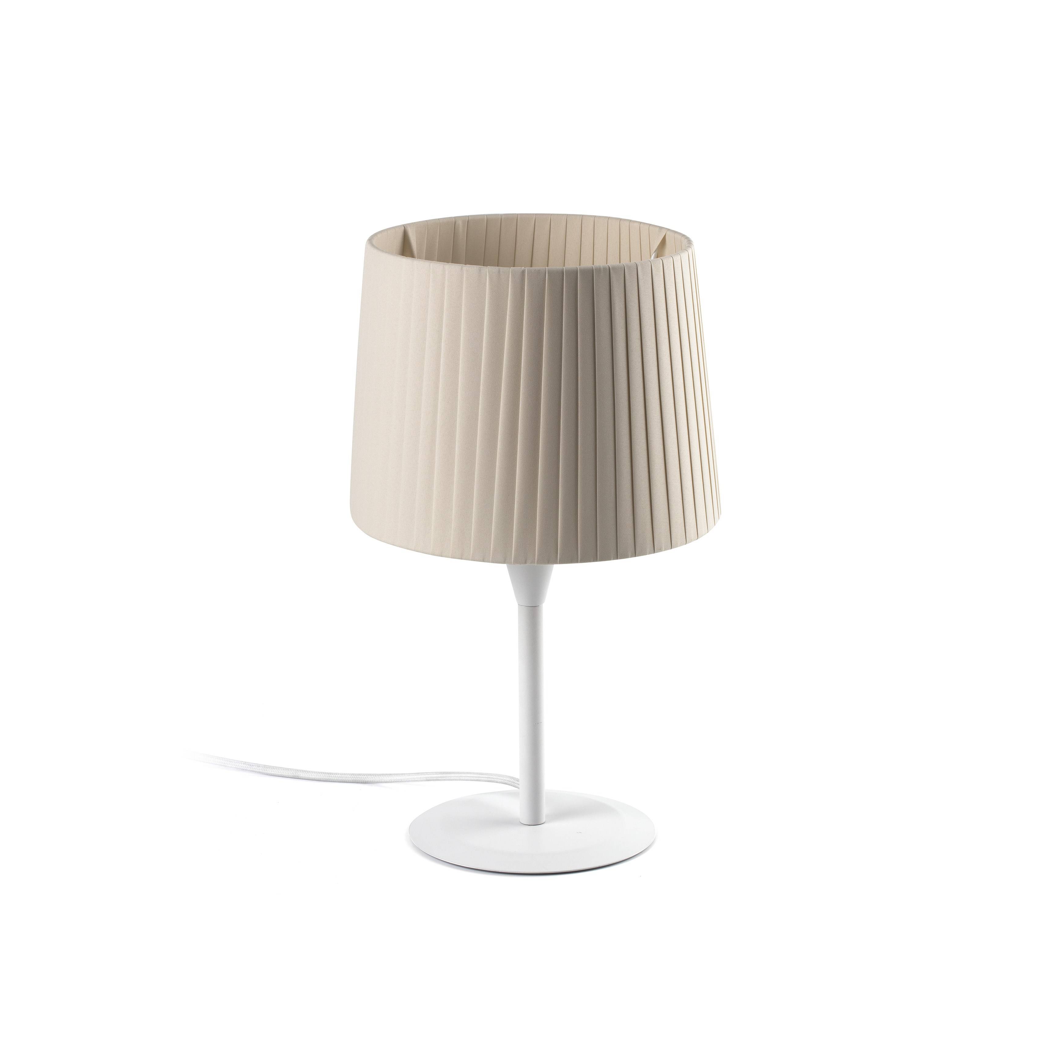 Tischlampe Samba Mini weiß / beige