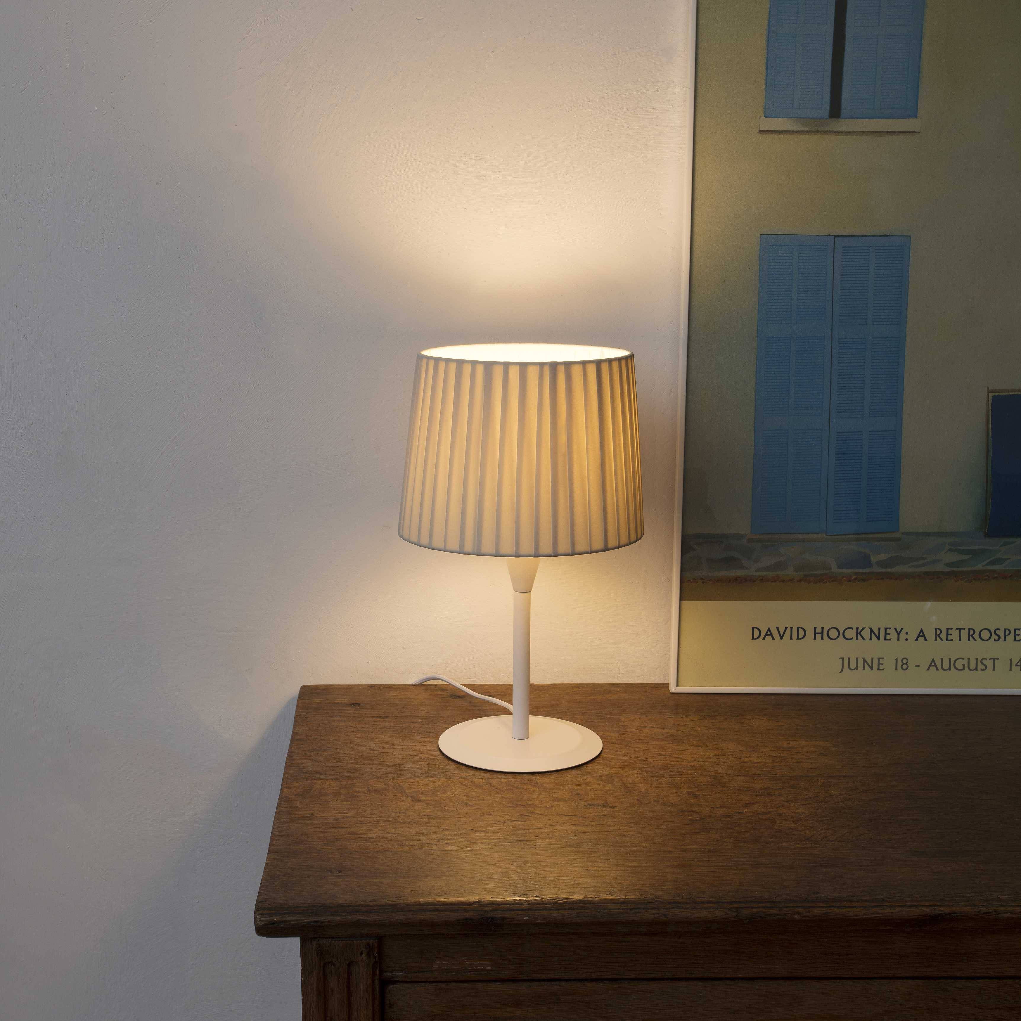 Tischlampe Samba Mini weiß / beige