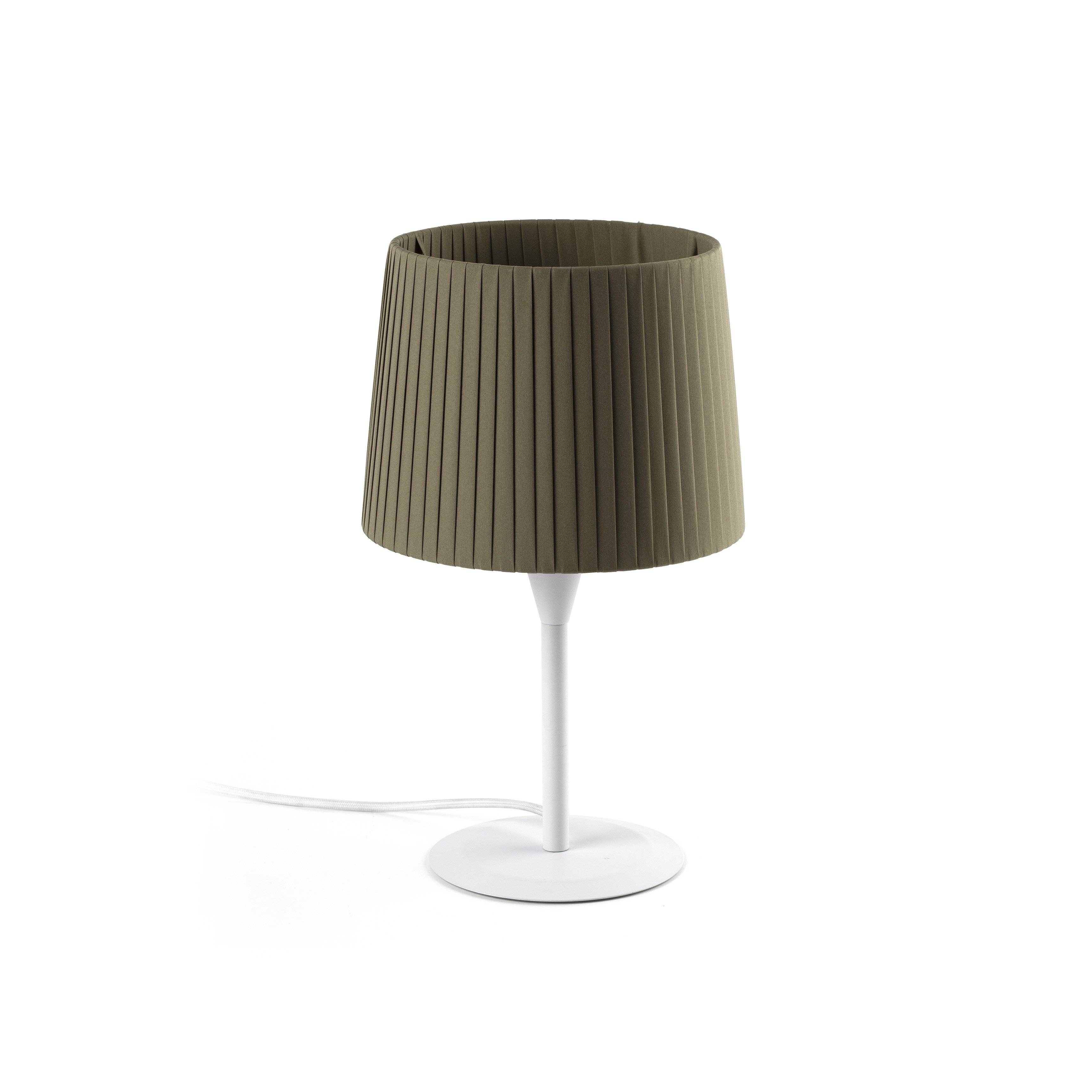 Tischlampe Samba Mini weiß / grün