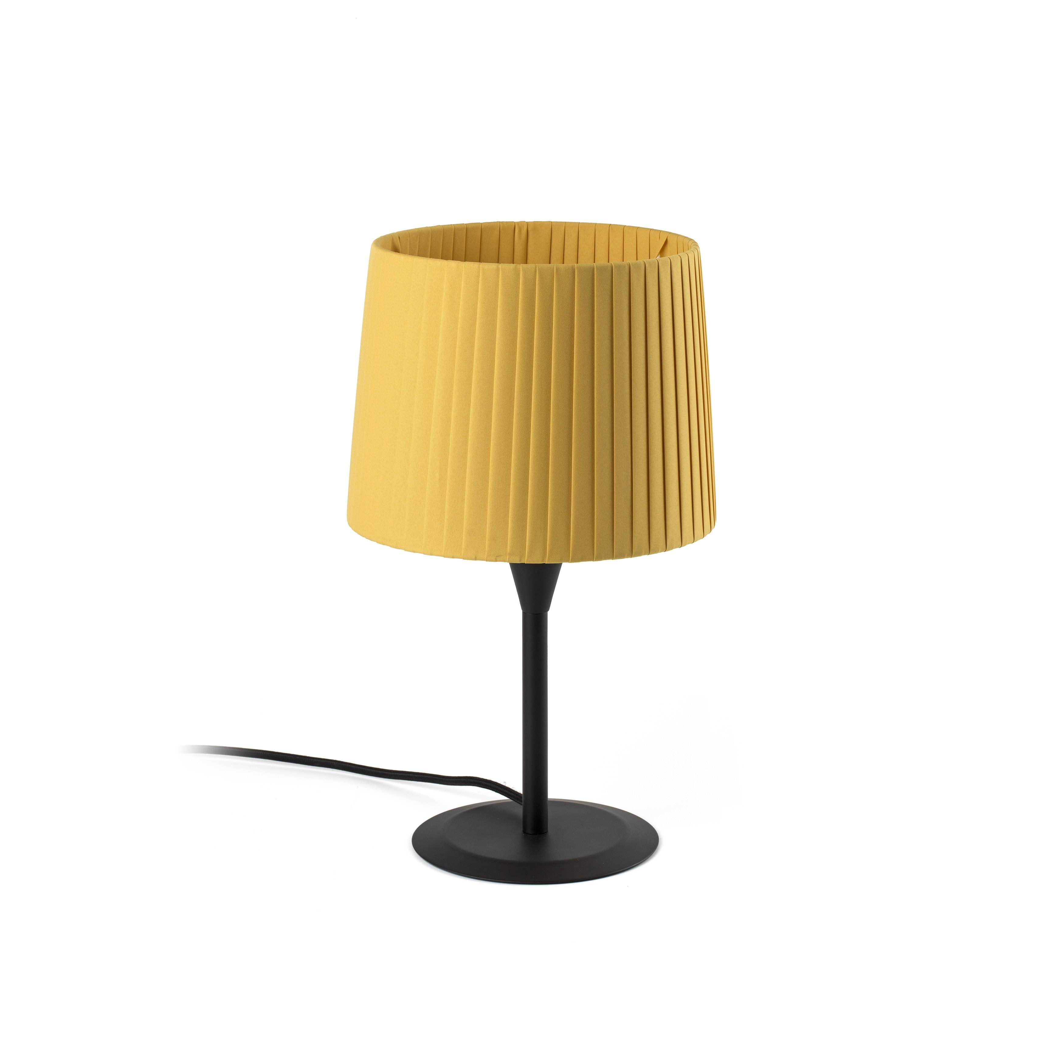 Tischlampe Samba Mini schwarz / gelb