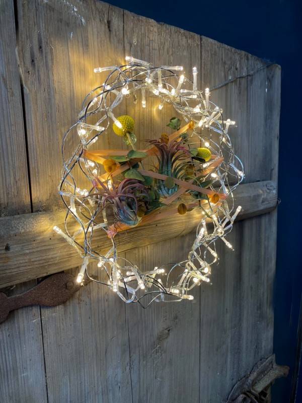 6 Stück Hellum LED-Metallkranz 120-LED 577938