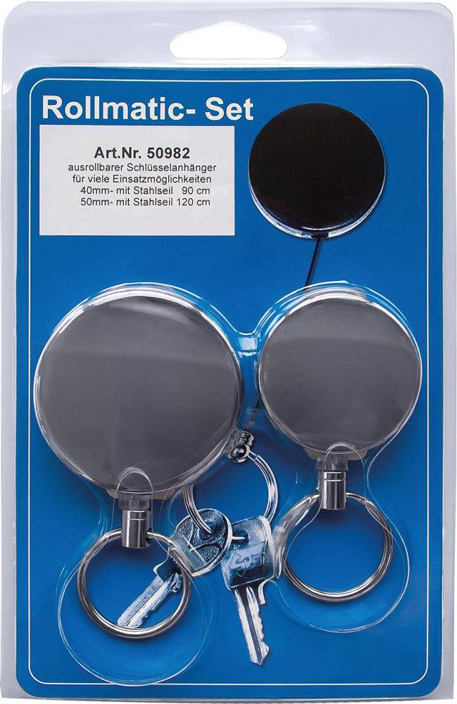 Rollmatic-2er-Set 30492+30493 m.Stahlseil