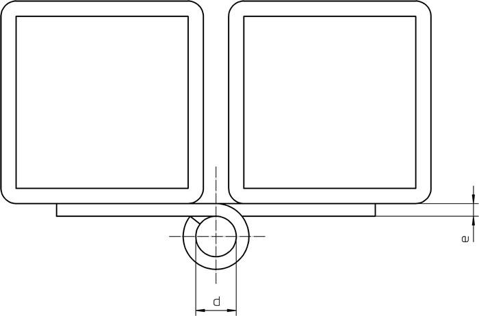 Konstruktionsband KO 8 Band-L.220mm Lappenbreite 50mm STA blk