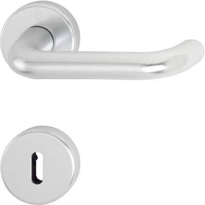 Drücker-Rosette 42KV F2 mit Rückholfeder