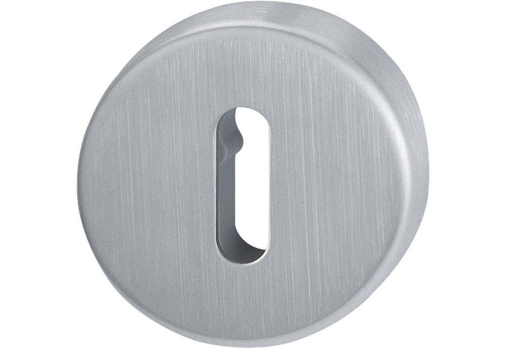 HOPPE Schlüsselrosetten-Paar E42KVS OB F69 Edelstahl matt Türdicke