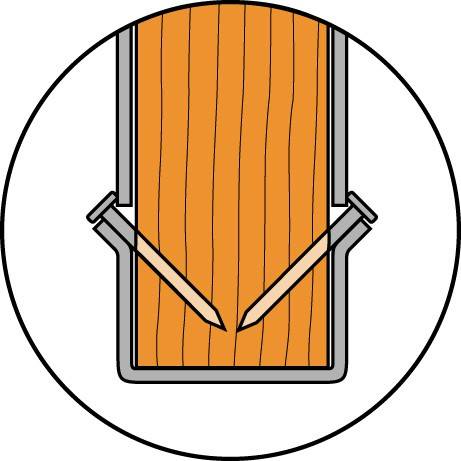 Querschnitt eines orangefarbenen Bleistifts, der das Holzgehäuse und den Graphitkern zeigt, umgeben von einem kreisförmigen Rand.
