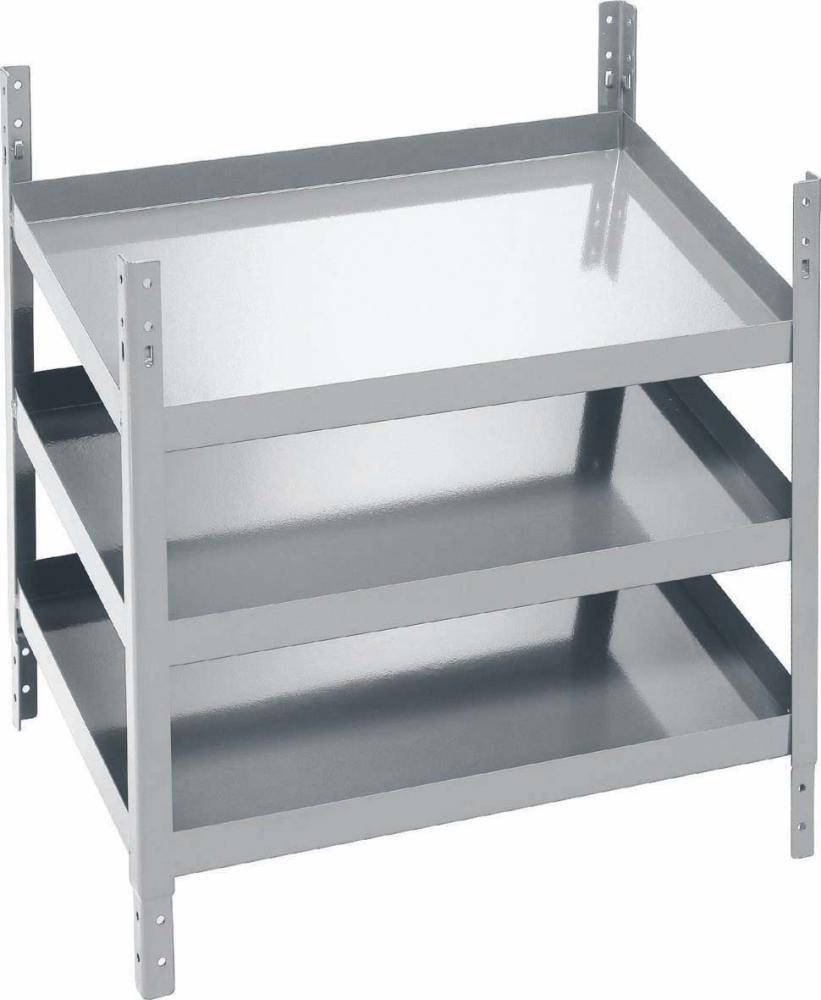 PROC-S30Schrägboden 3xBodSilverprof SS30silbergrau