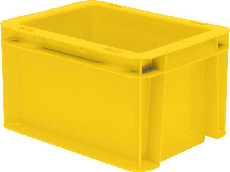 Stapelkasten gelb 200x150x120mm geschlossen